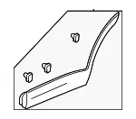 Lower Molding - GM (42889085) - view 3