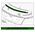Upper Molding - GM (42889639) - view 4
