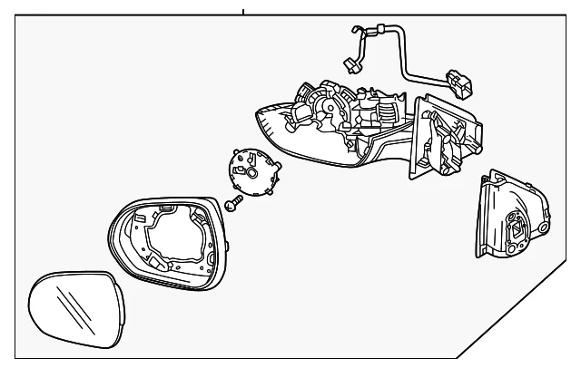 Mirror Assembly - GM (42891809) - view 2