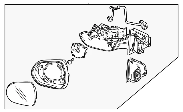 Mirror Assembly - GM (42895260) - view 2