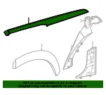 Upper Molding - GM (42903465) - view 6