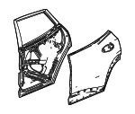 Door - GM (42915614) - view 3
