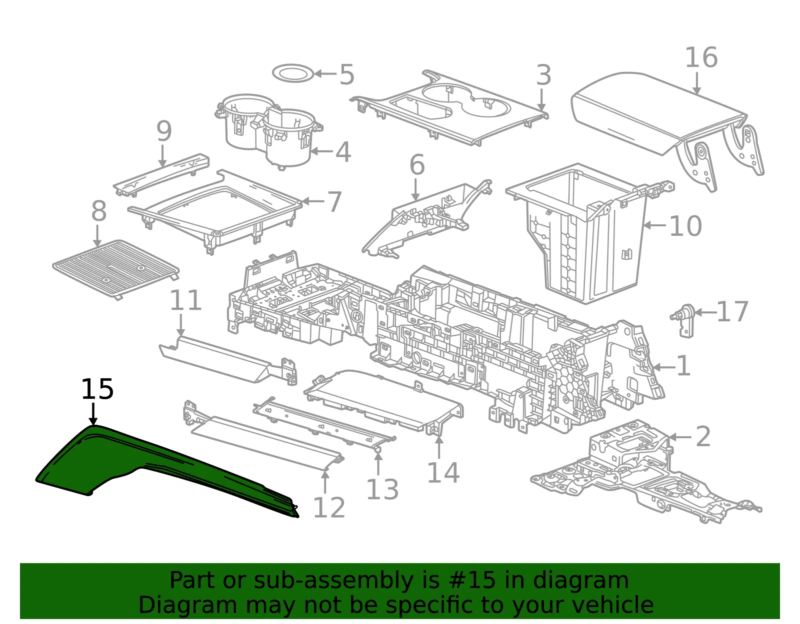 Applique Panel - GM (42916231) - view 2