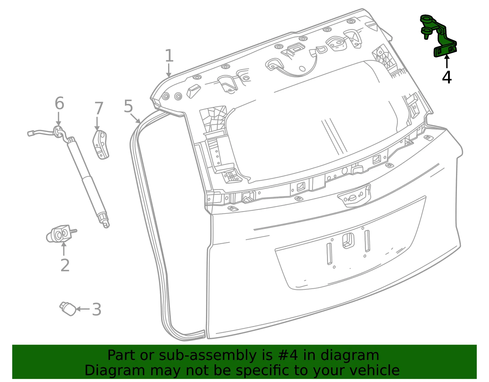 Hinge - GM (42921403) - view 3