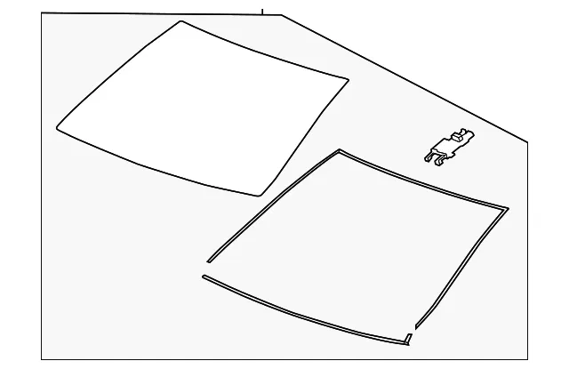 Windshield - GM (42923955) - view 2