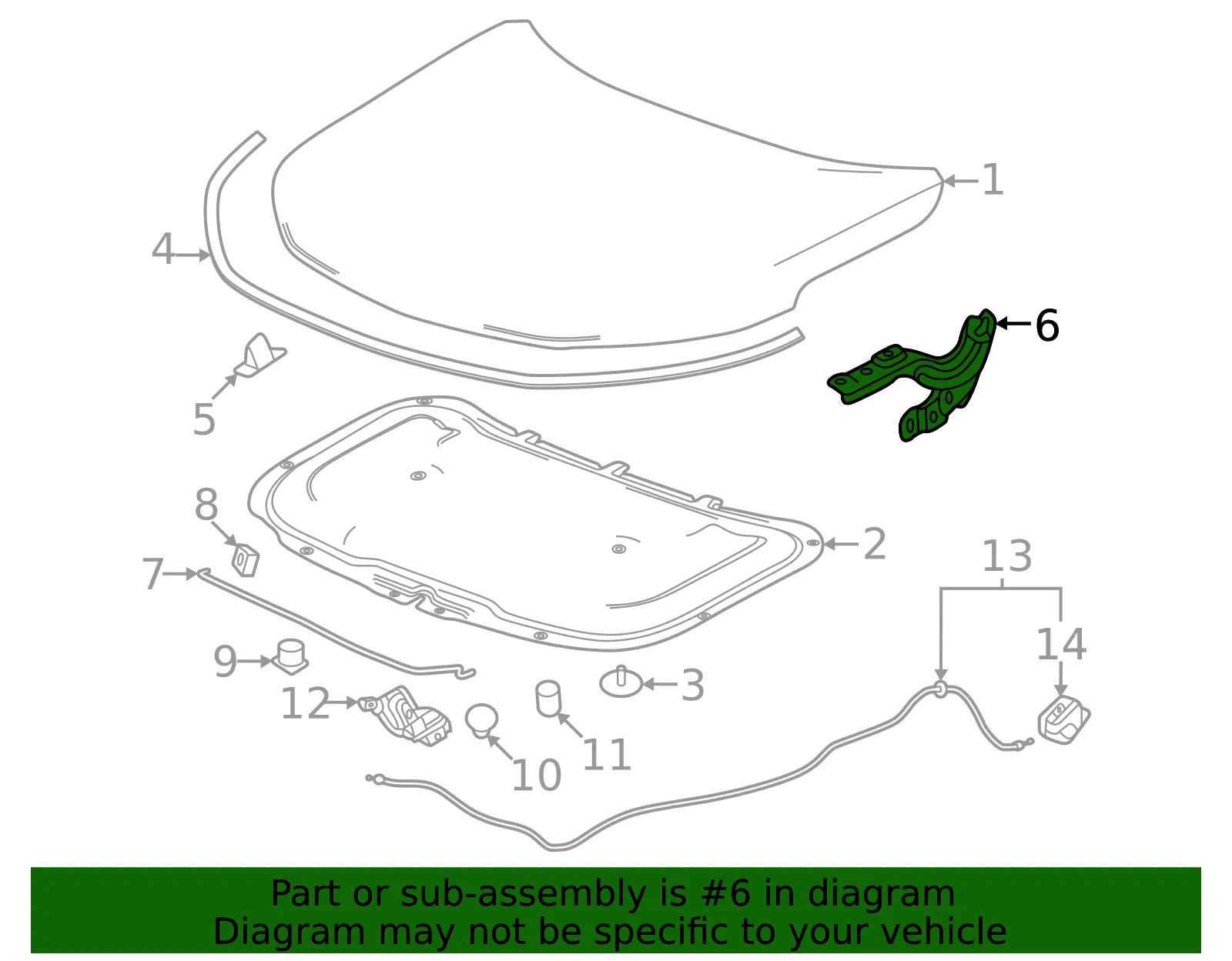 Hinge - GM (42926057) - view 3
