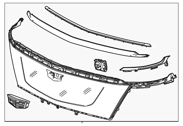 Grille Assembly - GM (42927844)
