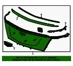 Grille Assembly - GM (42927844) - view 4