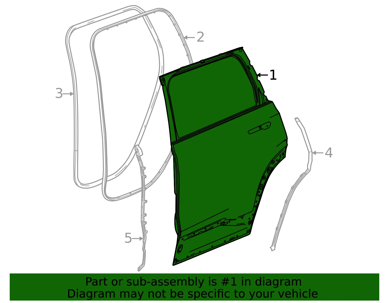Door Shell - GM (42928535) - view 3