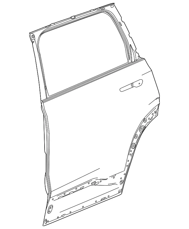 Door Shell - GM (42928536) - view 2