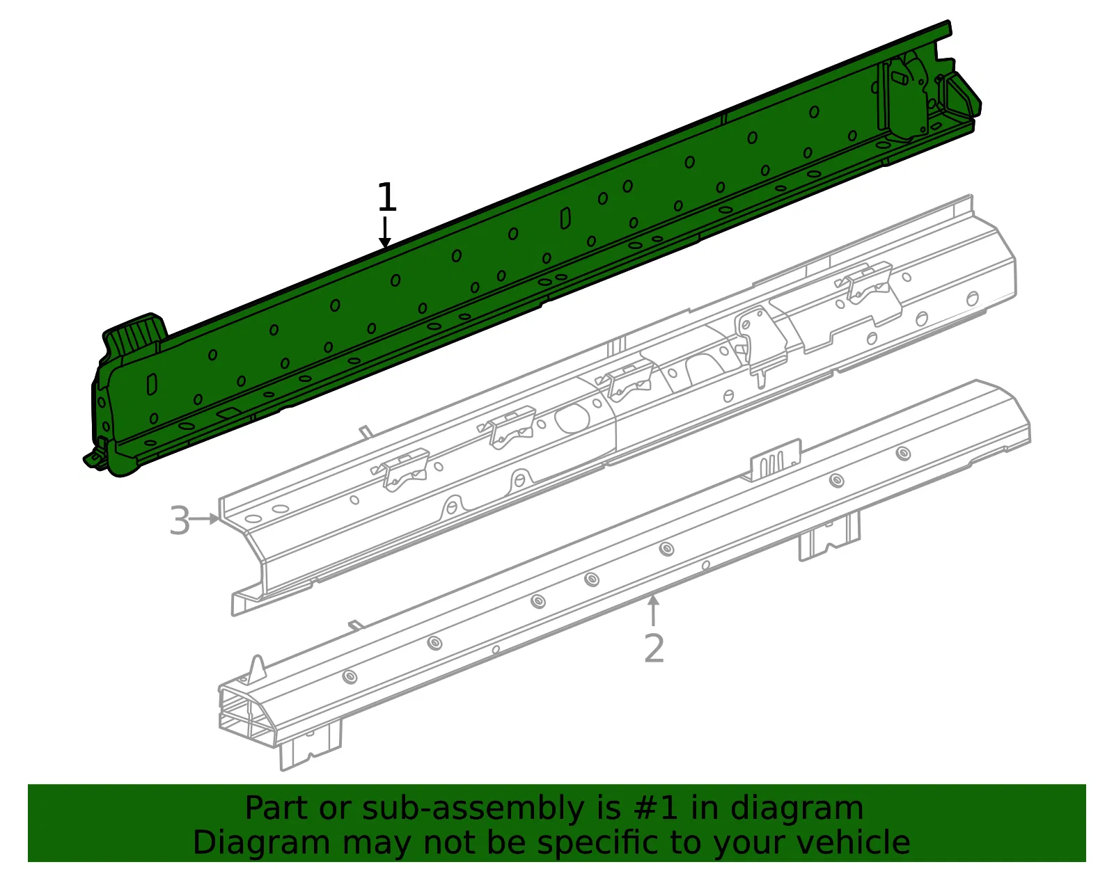 Outer Rocker Panel - GM (42928692) - view 2