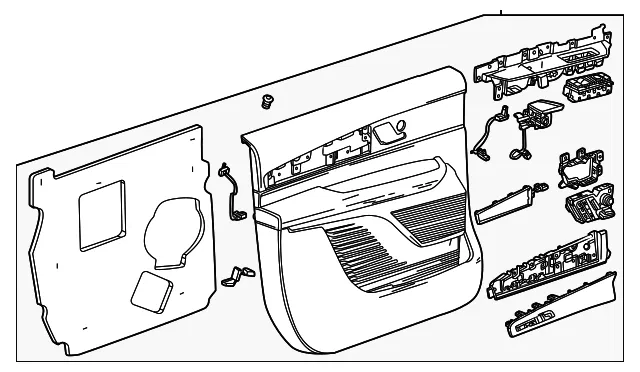 Door Trim Panel - GM (42929721) - view 7