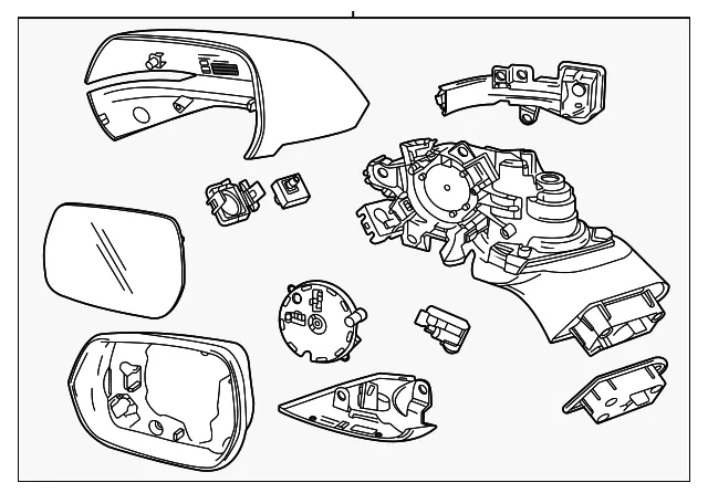Mirror Assembly - GM (42931012) - view 2