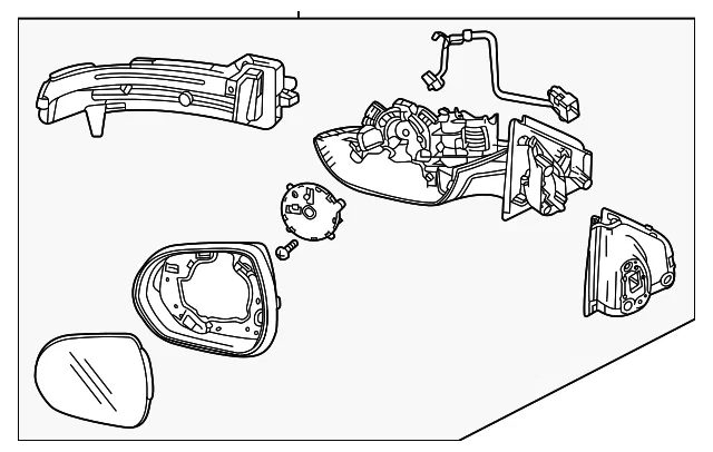 Mirror Assembly - GM (42932046) - view 2