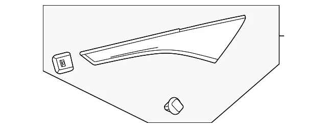 Upper Molding - GM (42936231) - view 2