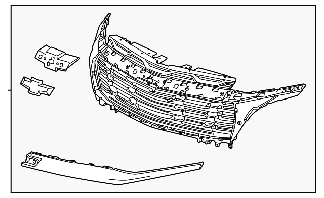 Front Grille - GM (42938991)