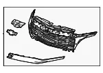 Front Grille - GM (42938991) - view 3