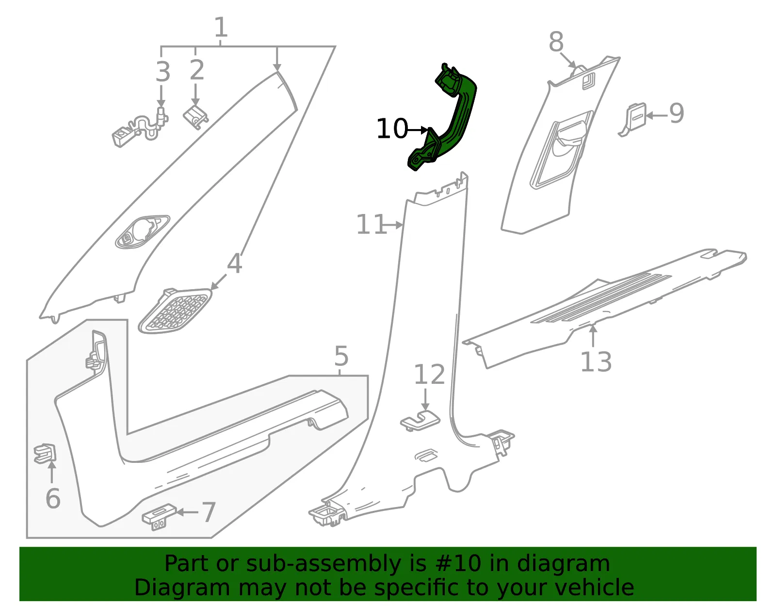 Front Handle - GM (42941183) - view 6