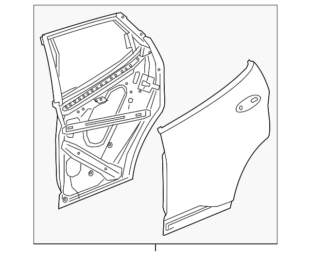 Door - GM (42942909) - view 2