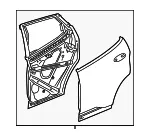 Door - GM (42942909) - view 6