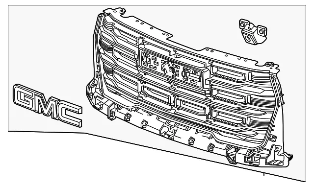 Front Grille - GM (42950266) - view 2