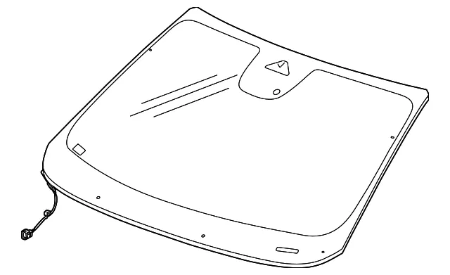 Windshield - GM (42951488) - view 2