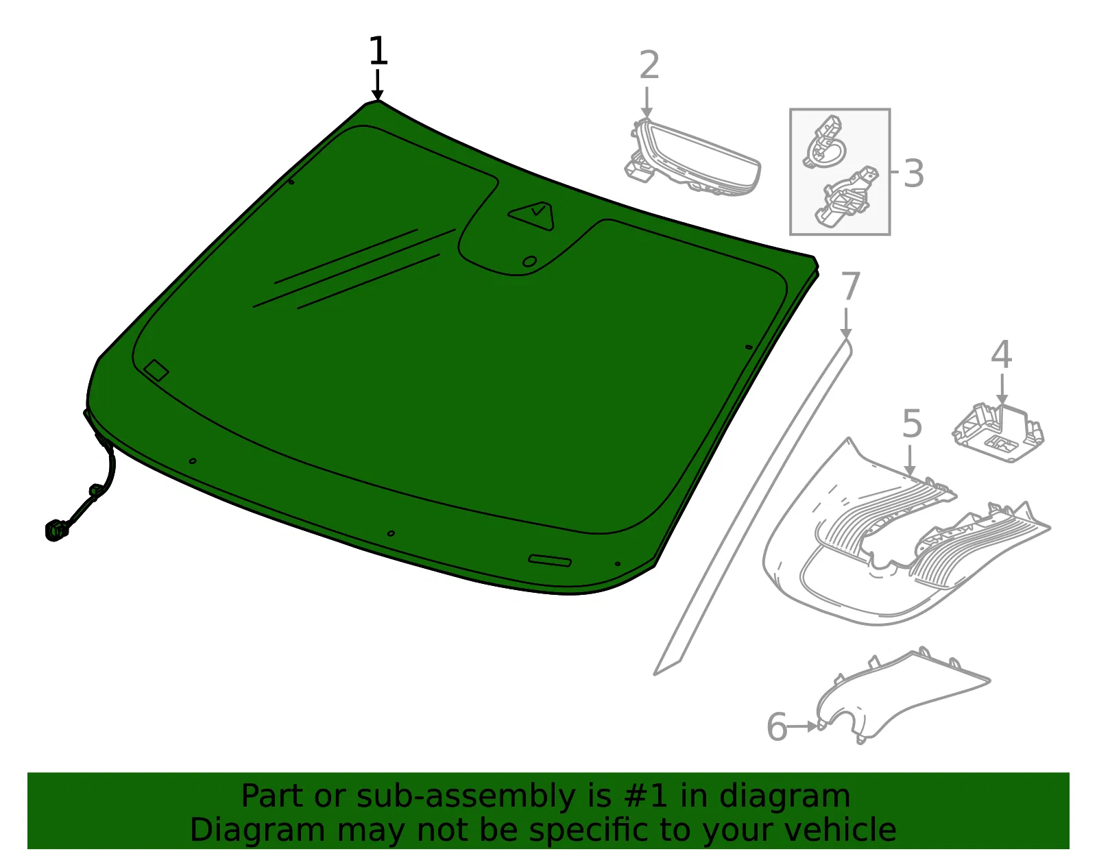 Windshield - GM (42951488) - view 3