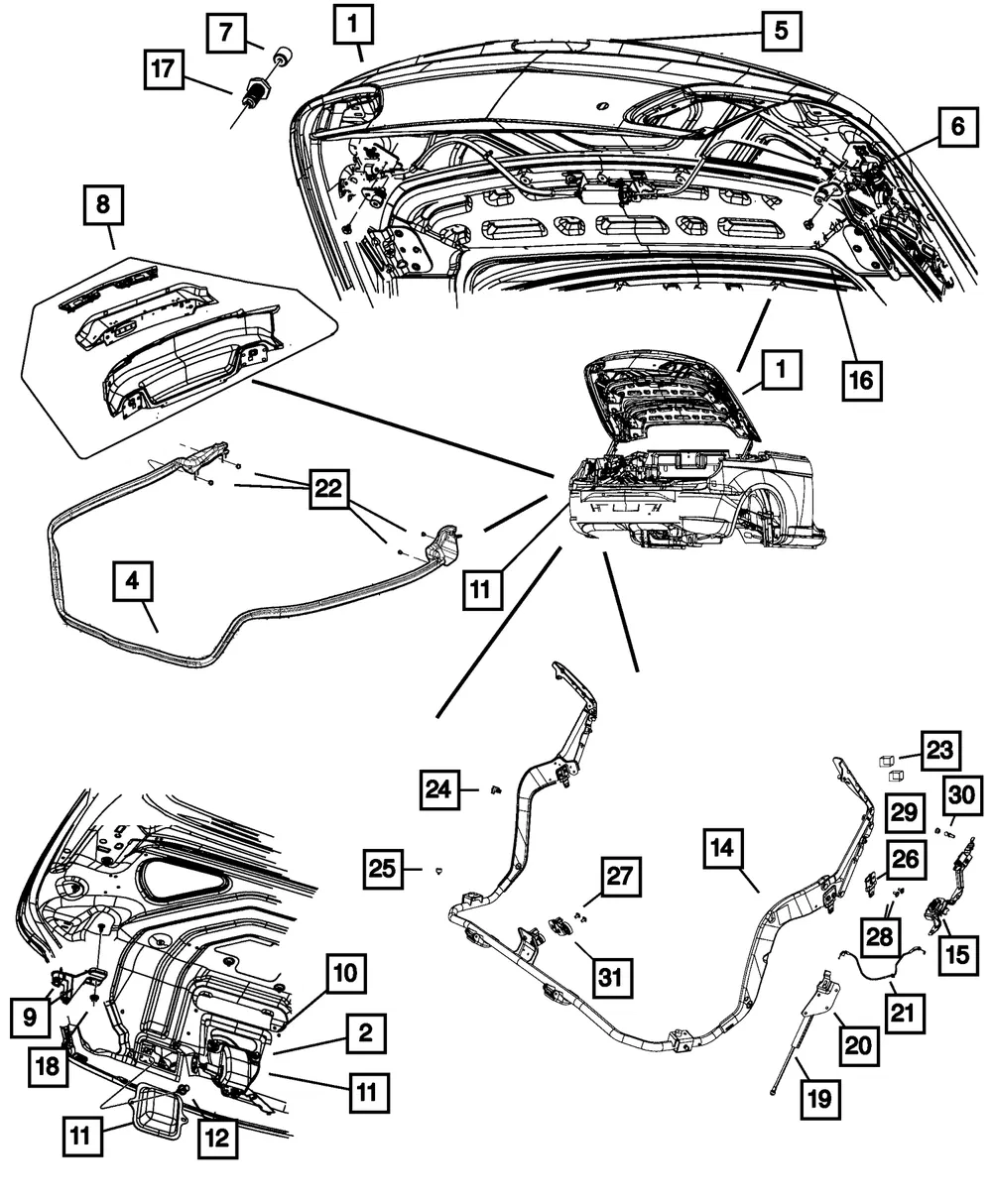 Stop Bumper - Mopar (4389978AB) - view 2