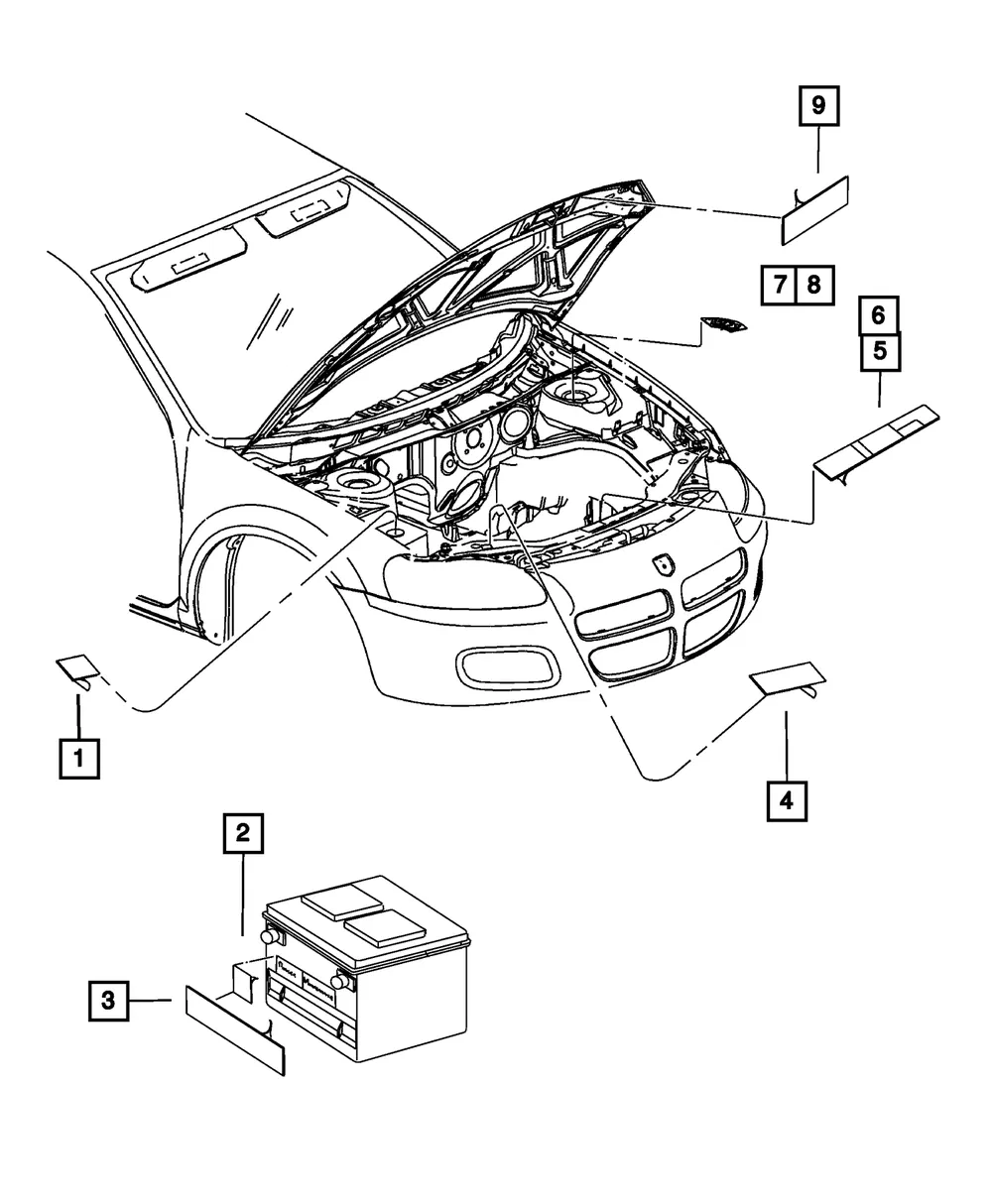 Emission Label - Mopar (4578230ad)