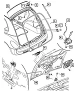 Power Release Latch Assembly - Mopar (4589016AC) - view 7