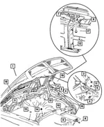 Hood Hinge, Left - Mopar (4589179AA) - view 10