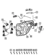 Latch Link Clip - Mopar (4589509aa) - view 8