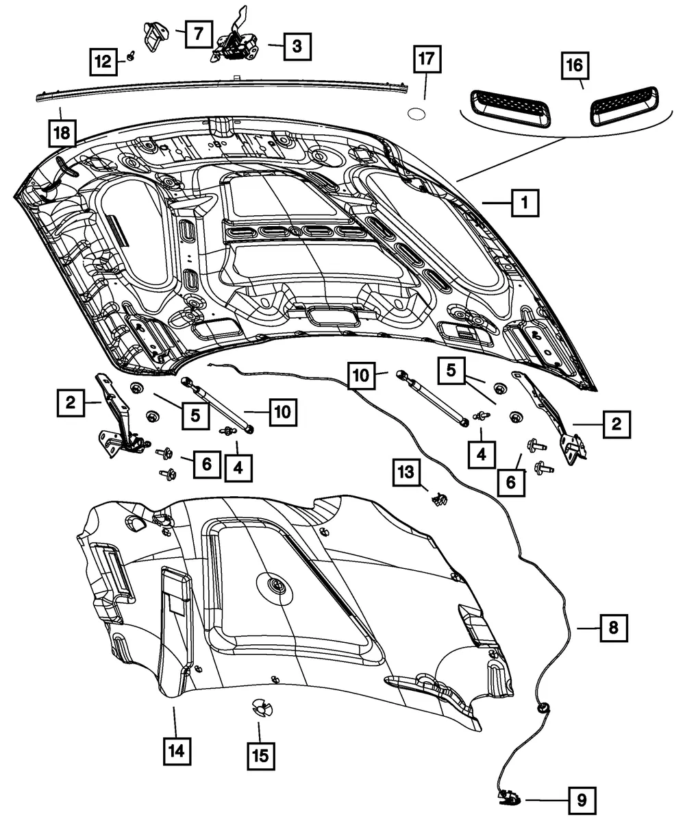 Hood Latch - Mopar (4589528ac) - view 7