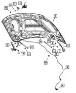 Hood Latch - Mopar (4589543AA) - view 10
