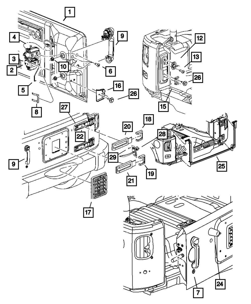 Swing Gate Latch - Mopar (4589586AG) - view 10