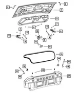 Hinge - Passenger Side (RH) - Mopar (4589666AE) - view 8