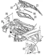 Hood Latch - Mopar (4589801aa) - view 10