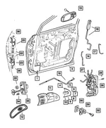 Latch Link Clip - Mopar (4658677) - view 21
