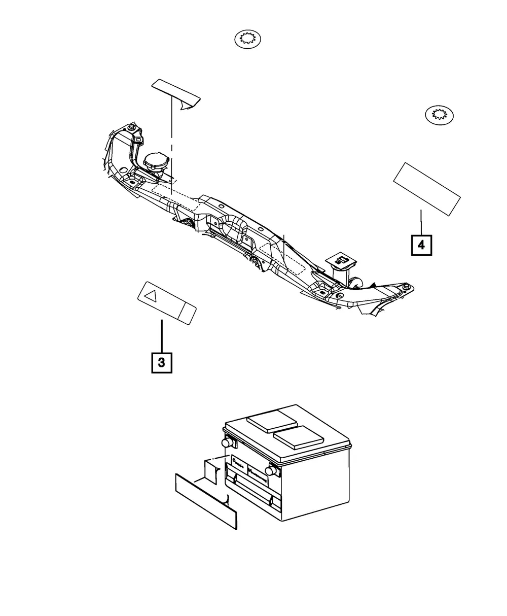 General Information Label - Mopar (4670691AA)