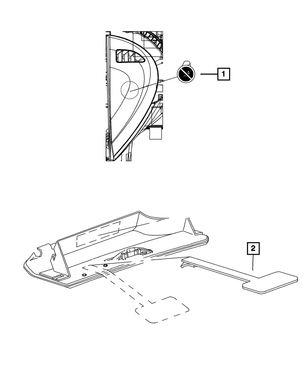Child Seat Warning Label - Mopar (4680556ab)