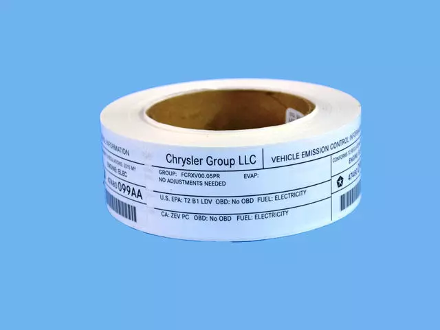 Label - Mopar (47480099AA) - view 15