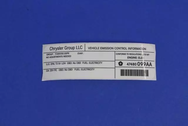 Label - Mopar (47480099AA) - view 4