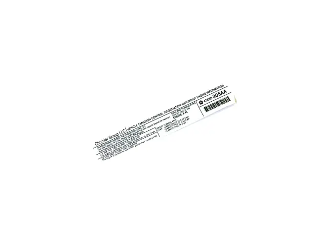 Label - Mopar (47480305aa) - view 3