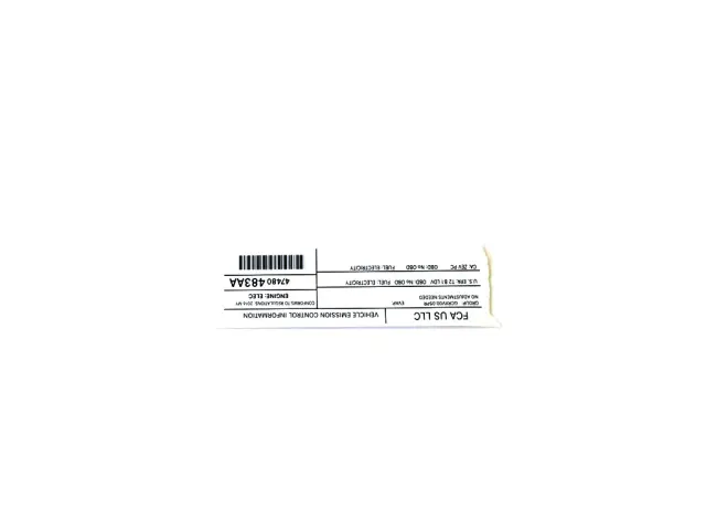 Label - Mopar (47480483AA) - view 5