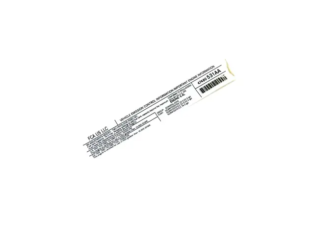 Label - Mopar (47480531AA) - view 10
