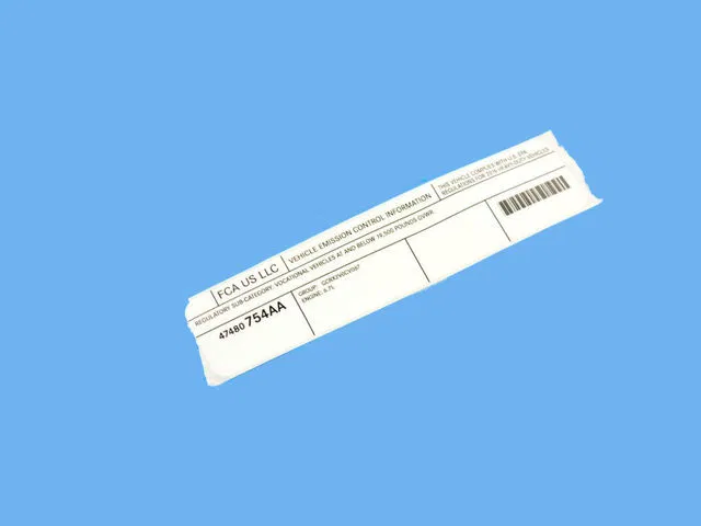 Label - Mopar (47480754AA)