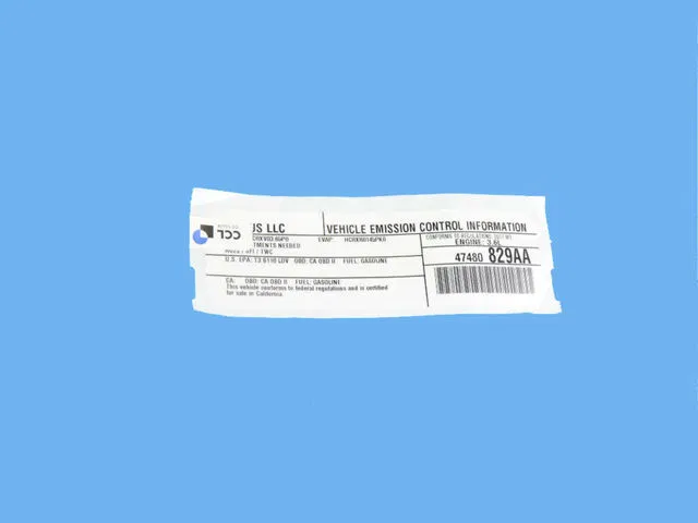 Veci Label Label - Mopar (47480829AA)
