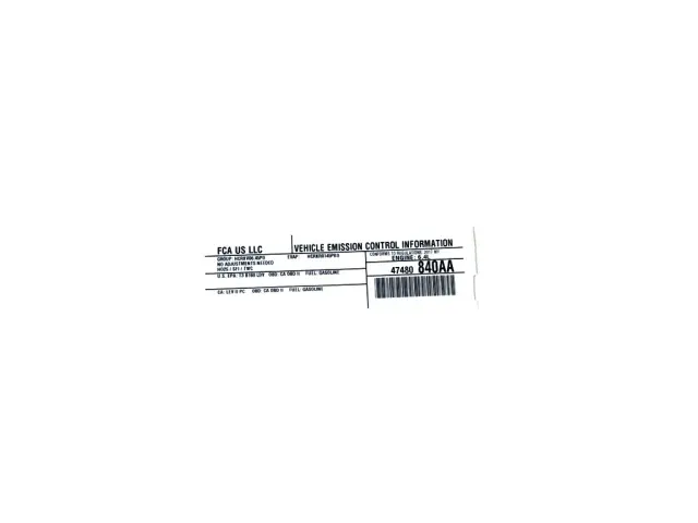 Veci Label Label - Mopar (47480840aa)