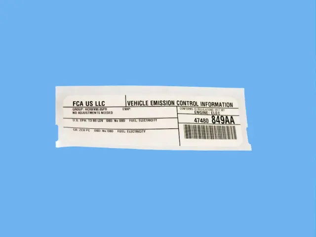 Label - Mopar (47480849aa) - view 7