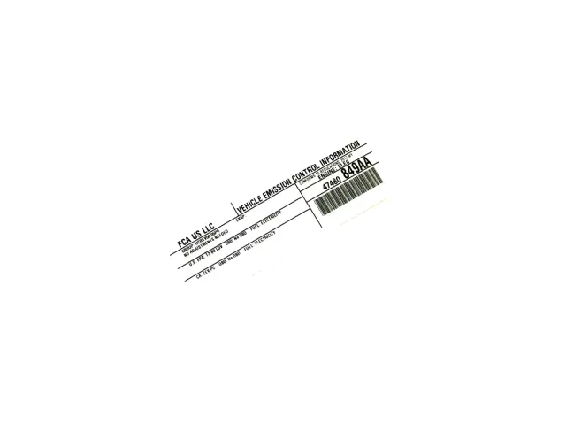 Label - Mopar (47480849aa) - view 8